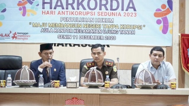 Penyuluhan Hukum Hari Anti Korupsi Sedunia, Ini Harapan Camat Ujung Tanah