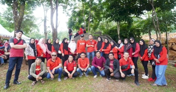 Pererat Tali Silaturahmi, Camat Ujung Tanah Ikuti Family Gathering Pemkot Makassar