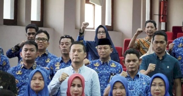 Hadiri Penandatanganan NPHD, Ini Harapan Camat Ujung Tanah Makassar