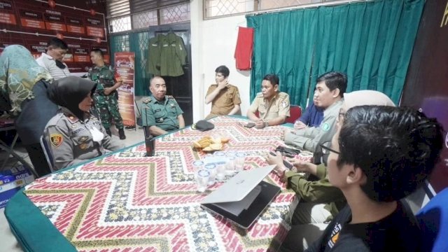Ciptakan Situasi Pemilu 2024 Kondusif, Camat Ujung Tanah Gelar Rapat Koordinasi