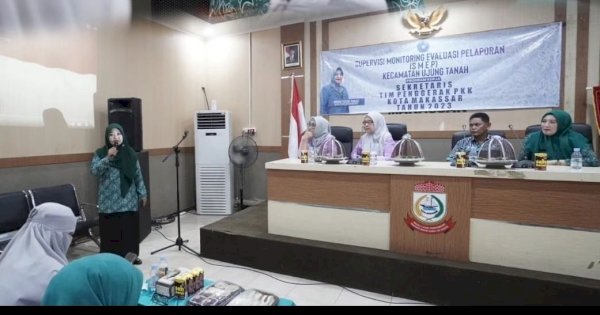 TP PKK Kota Makassar Laksanakan SMEP Kunjungan Lorong PKK Di Kecamatan Ujung Tanah