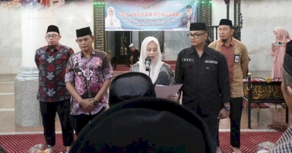 Lantik Pengurus LPTQ Tingkat Kelurahan, Ini Harapan Camat Ujung Tanah