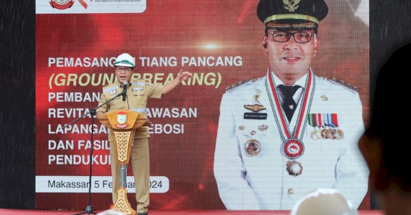 Kontruksi Revitalisasi Lapangan Karebosi Dimulai, Ditarget Rampung 14 Desember 2024