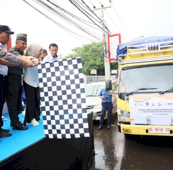 Danny Pomanto Distribusikan 40 Ton Beras Bantuan Pangan Pemerintah Pusat