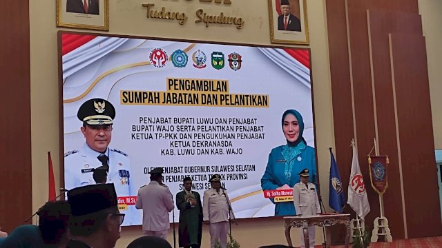 Kepala PMD Sulsel Muhammad Saleh Jabat Pj Bupati Luwu