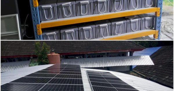 Disdik Mulai Uji Coba Gunakan Solar Panel di SMPN 6 Makassar