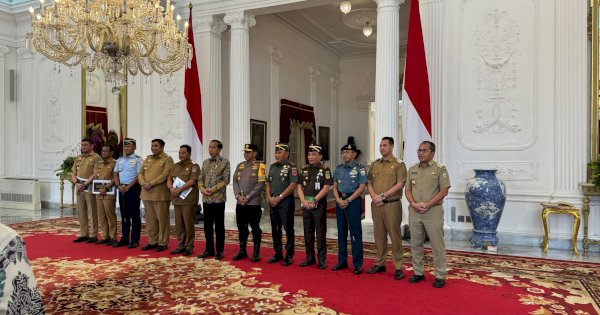 Pj Gubernur Bahtiar-Danny Pomanto Temui Presiden Jokowi Bahas Persiapan Pembangunan Stadion Hingga Kelanjutan Proyek Mamminasata