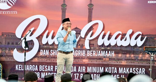 PDAM Makassar Gelar Buka Puasa Bersama Anak Yatim