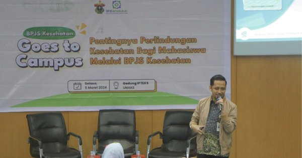 BPJS Sosialisasikan Pentingnya Perlindungan Kesehatan bagi Mahasiswa Unhas