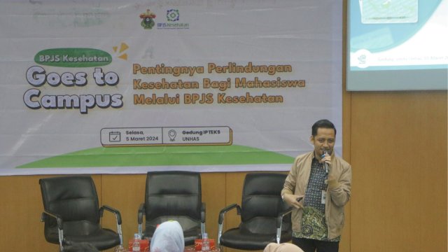 BPJS Sosialisasikan Pentingnya Perlindungan Kesehatan bagi Mahasiswa Unhas