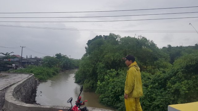 Tindaklanjuti Intruksi Wali Kota Makassar, BPBD Turun Pantau Kondisi Sungai Biring Je’ne
