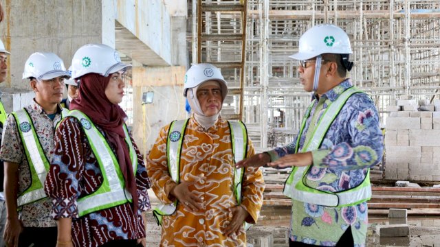 Danny Pomanto Kembali Tinjau MGC, Progres Struktur Bangunan 90%