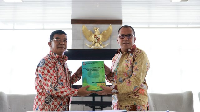 Makassar Daerah Pertama di Sulsel Serahkan LKPD TA 2023 ke BPK