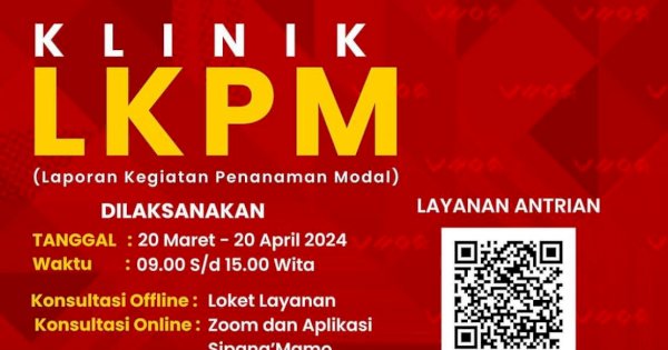 Mudahkan Pelaku Usaha Lapor Aktivitas Penanaman Modal, Dinas PM-PTSP Buka Layanan Klinik LKPM