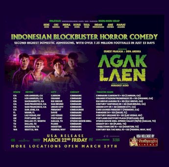 Film Komedi-Horor Indonesia &#8216;Agak Laen&#8217; Rilis di Amerika Serikat