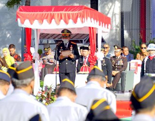 Liberti Sitinjak Pimpin Upcara HBP ke-60, Tegangan Hal Ini ke Jajaran Kanwil Kemenkumham Sulsel
