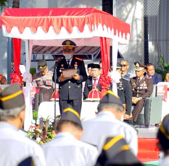 Liberti Sitinjak Pimpin Upcara HBP ke-60, Tegangan Hal Ini ke Jajaran Kanwil Kemenkumham Sulsel