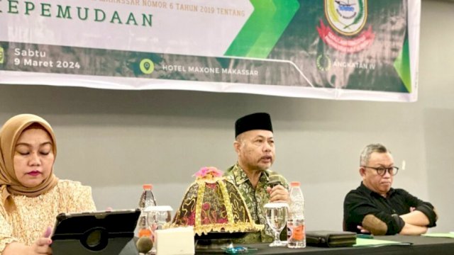Bahas Perda Kepemudaan, Abdul Wahid Dorong Pemuda Makassar Lebih Kreatif
