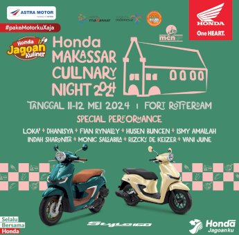 Astra Motor Sulsel Dukung Makassar Culinary Night, Komitmen Majukan UMKM Kuliner