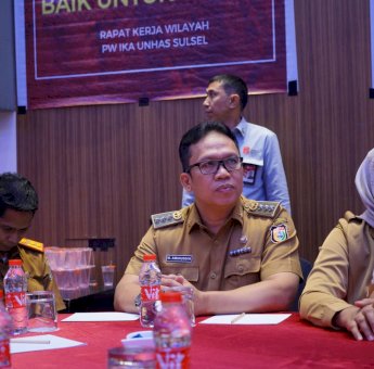 Camat Rappocini Hadiri Rakerwil IKA Unhas Sulsel