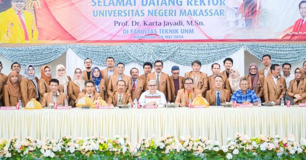 Kunjungan ke FT UNM, Prof Karta Jayadi Bilang Begini ke Civitas Akademika