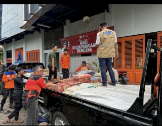 Respon Cepat, BPBD Makassar Kirim Personel dan Bantuan ke Enrekang