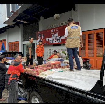 Respon Cepat, BPBD Makassar Kirim Personel dan Bantuan ke Enrekang