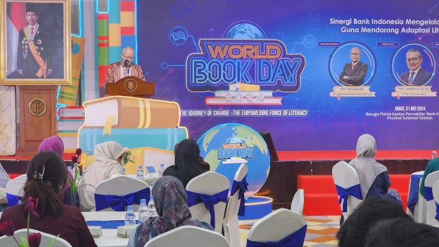 World Book Day 2024: BI Sulsel Ajak Generasi Muda Tingkatkan Daya Literasi