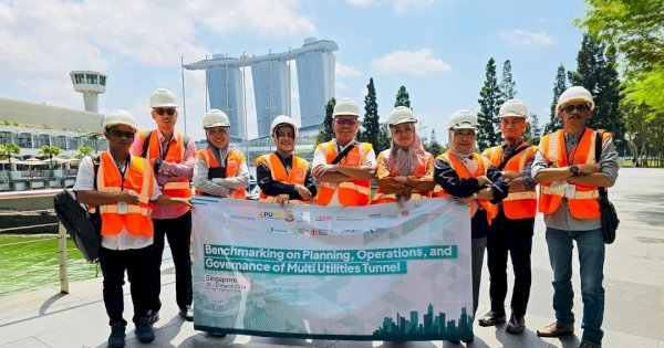 Danny Pomanto Studi Tiru Teknologi Pembangunan Kabel Bawah Tanah di Singapura