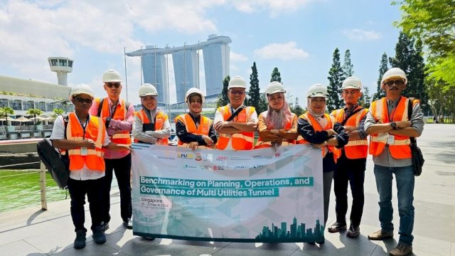 Danny Pomanto Studi Tiru Teknologi Pembangunan Kabel Bawah Tanah di Singapura