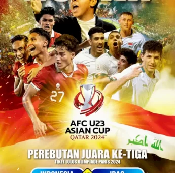 400 Personel Kepolisian Amankan Nobar Timnas U23 Indonesia Lawan Irak di Sepanjang Losari