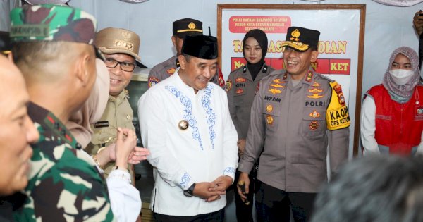 Danny Pomanto Cek Pos Pengamanan Idul Fitri 1445 Hijriah di Dua Titik