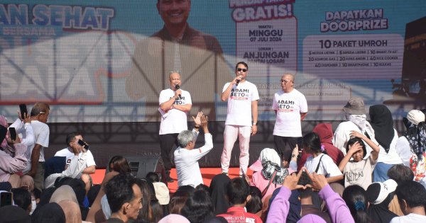 ASA dan Gerindra Makassar Sukses Gelar Jalan Sehat Bersama Warga: Masyarakat Antusias