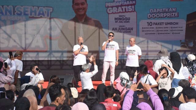 ASA dan Gerindra Makassar Sukses Gelar Jalan Sehat Bersama Warga: Masyarakat Antusias