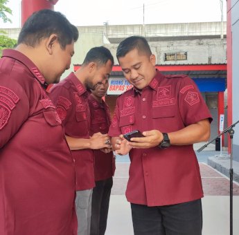 Apel Pagi, Kepala Bapas Makassar Cek HP Seluruh Pegawai Cegah Judol