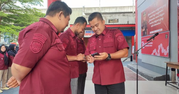 Apel Pagi, Kepala Bapas Makassar Cek HP Seluruh Pegawai Cegah Judol