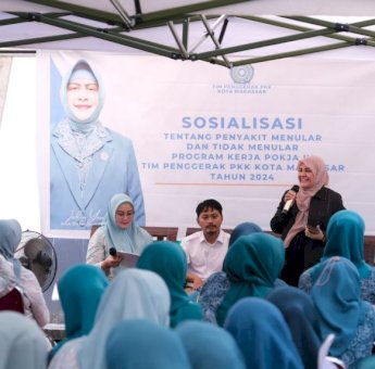 Dinkes dan TP PKK Kota Makassar Sosialisasi Penyakit Menular