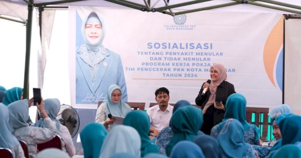 Dinkes dan TP PKK Kota Makassar Sosialisasi Penyakit Menular