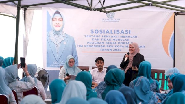Dinkes dan TP PKK Kota Makassar Sosialisasi Penyakit Menular