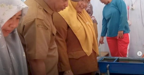 DP2 Kota Makassar Monev Penerima Bantuan Budidaya Lobster Air Tawar