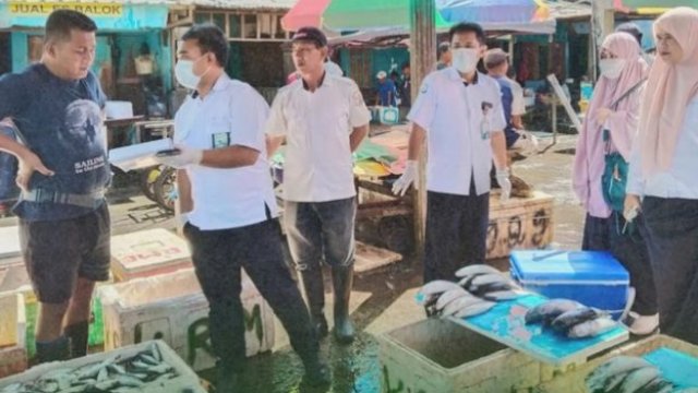 DP2 Kota Makassar dan BBP3HP Kolaborasi dalam Pengawasan Mutu Pangan Perikanan