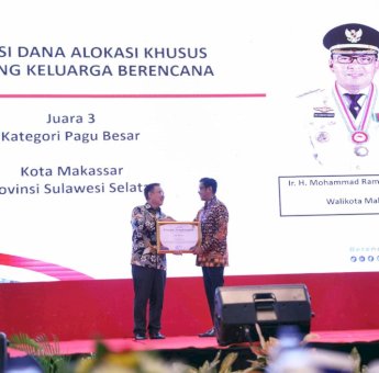 Realisasi Dana BOKB Masuk Kategori Tinggi, Makassar Diganjar Penghargaan dari BKKBN