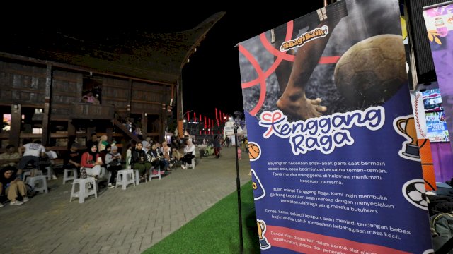 Berbagai Keceriaan Lewat Tenggang Raga, Dispora Ajak Pengunjung F8 Berbagi Alat Olahraga