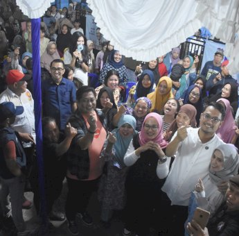 Tunjukkan Kekompakan, Seto-Rezki Kembali Menyapa Warga Makassar