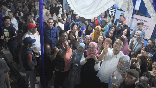 Tunjukkan Kekompakan, Seto-Rezki Kembali Menyapa Warga Makassar