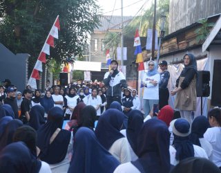 Rezki Mulfiati Lutfi Ikut Senam Sehati, Dekatkan Diri ke Masyarakat