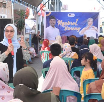 Rezki Mulfiati Lutfi Sapa Warga Tiga Kelurahan, Dengar Curhatan Soal Pendidikan hingga Sosial