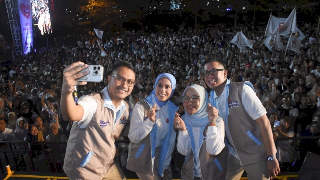 Seto-Rezki Deklarasi Paslon Pertama di Sulsel