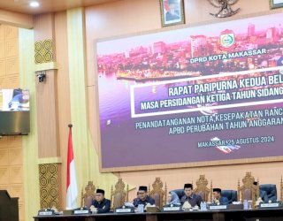 Pemkot-DPRD Makassar Sepakati Anggaran Hibah Dukung Pembangunan Stadion Lewat Penandatanganan Nota Kesepahaman KUA-PPAS APBD-P 2024