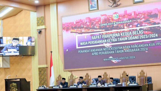 Pemkot-DPRD Makassar Sepakati Anggaran Hibah Dukung Pembangunan Stadion Lewat Penandatanganan Nota Kesepahaman KUA-PPAS APBD-P 2024